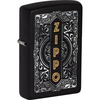 Зажигалка ZIPPO CLASSIC BLACK MATTE 49535 Зажигалка ZIPPO CLASSIC BLACK MATTE 49535