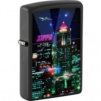 Зажигалка ZIPPO CYBER CITY 48506 Зажигалка ZIPPO CYBER CITY 48506
